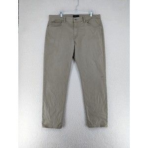 Lucky Brand 121 Heritage Slim Straight Stretch Men's Pants Tan Khaki 38x32